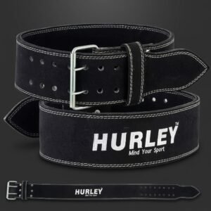 10mm double prong suede leather powerlifting belt