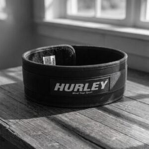 Black women's soft neoprene weightlifting belt with 4-inch support