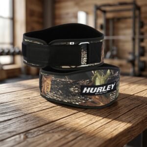 RealTree camouflage soft neoprene weightlifting belt with 6-inch back support