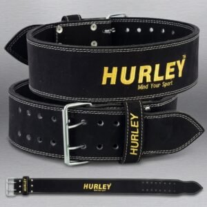 Power Leather Belt Double Prong – 10mm Thick Weightlifting Belt