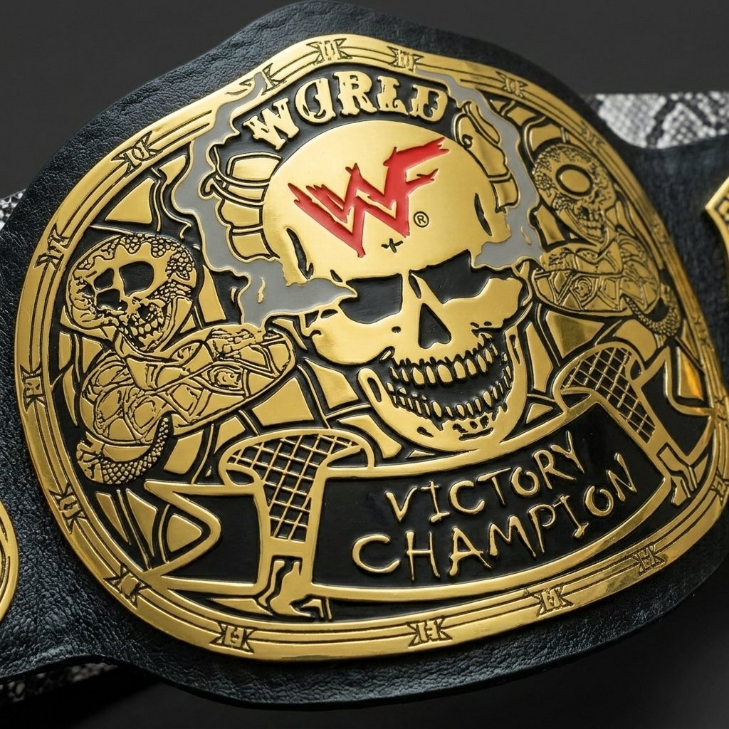 Smoking Skull Championship Belt – Custom Wrestling Championship Belt Smoking Skull Championship Belt made with genuine leather and gold-coated metal plates
