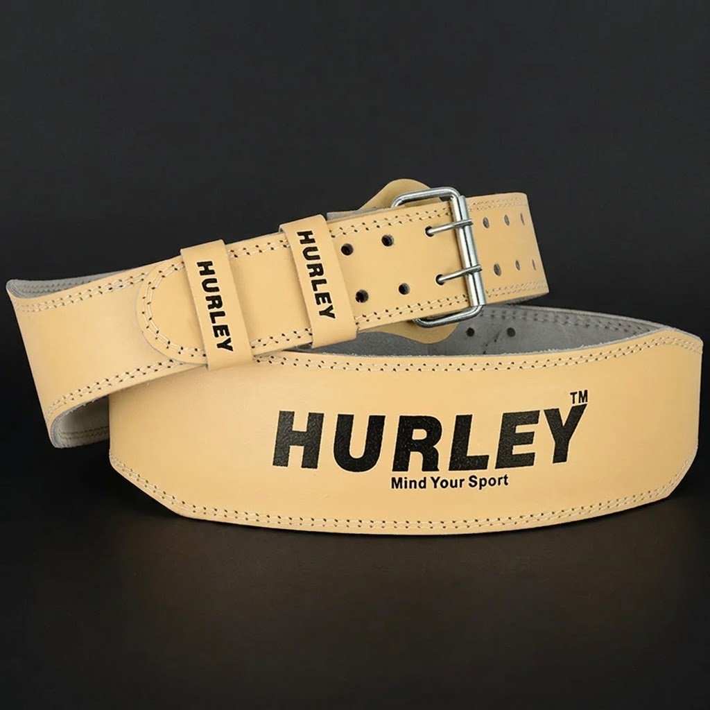Natural Leather 4-Inch Weightlifting Padded Belt – 7mm Natural leather 4-inch weightlifting padded belt – 7mm